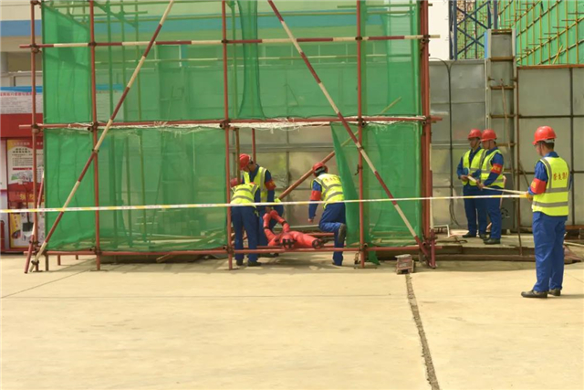 石岛管理区加强建筑施工现场安全防范